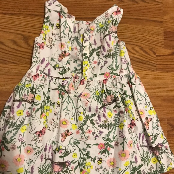 Toddler girls spring floral dress - Picture 3 of 3